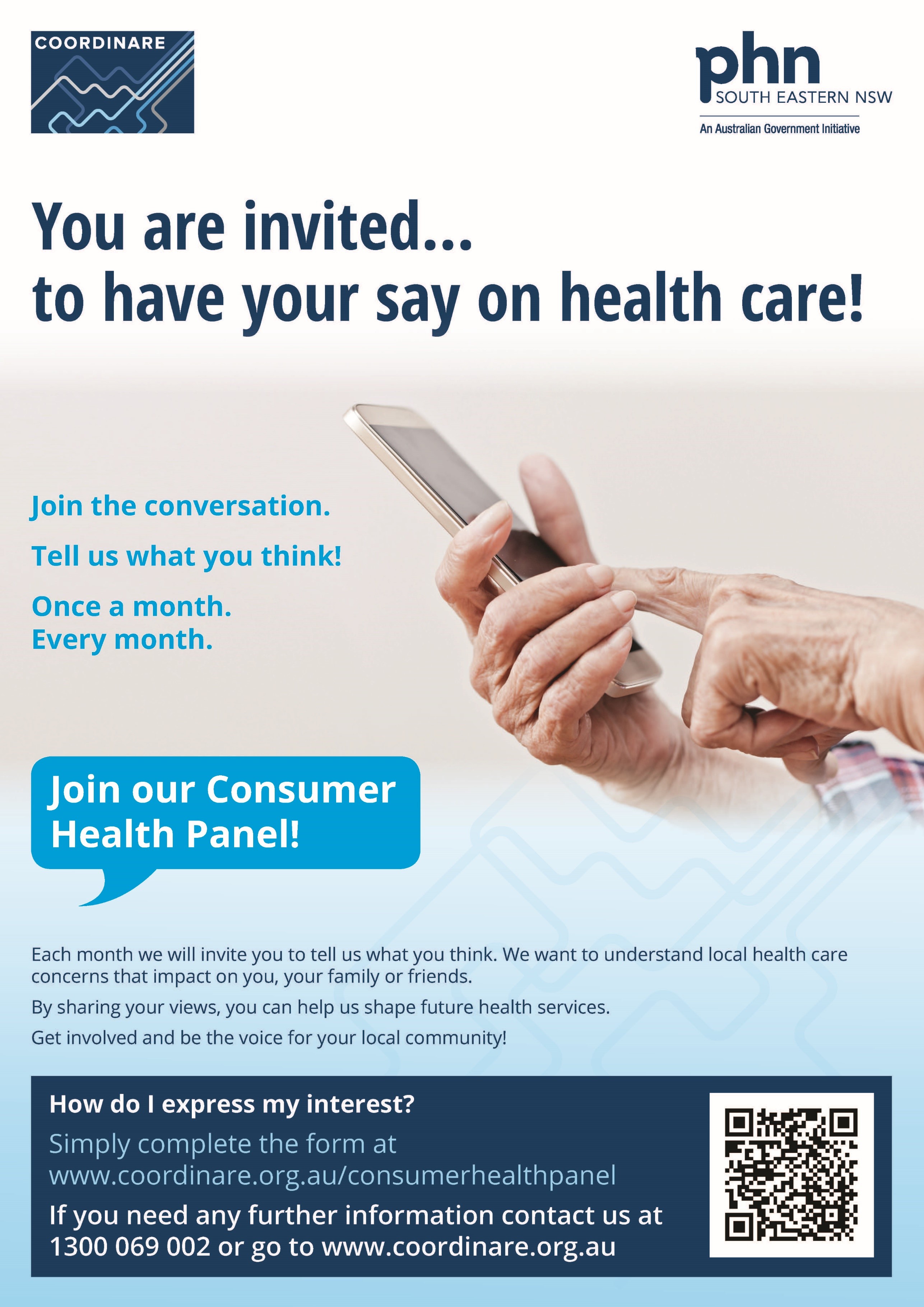Featured image for “You’re invited to have your say on health care”