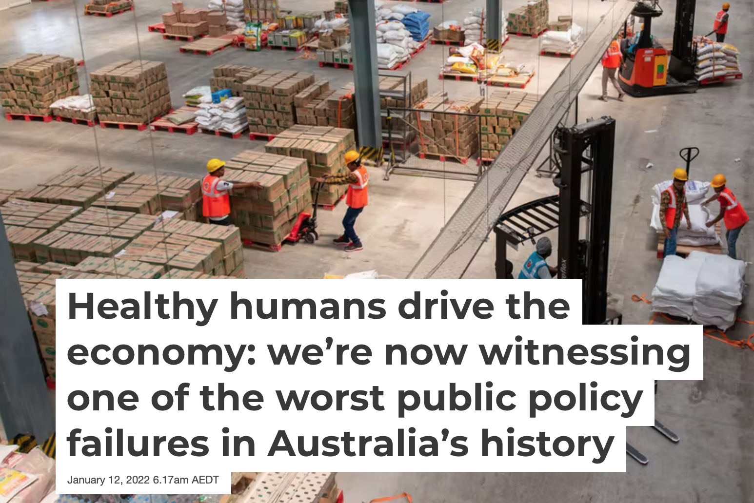 Omicron – an unprecedented and preventable economic catastrophe